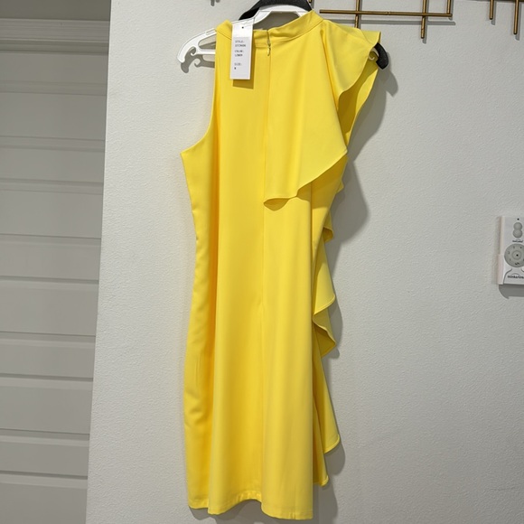 NWT Jade Melody Tam, Lemon Ruffle Dress, size medium, - Picture 3 of 3